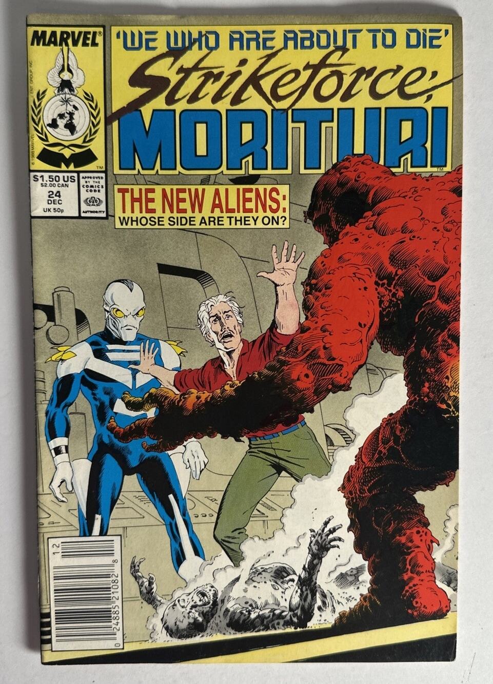 Strikeforce Morituri #24, Vol 1 1987 Marvel Comics, 1st Print, Gills & Anderson